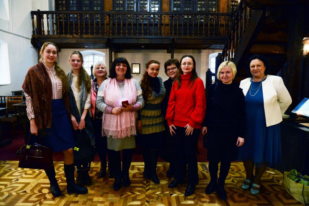 Presentation of the literary miscellany “Ratuša” (“The Town Hall”). Museum of the Belarusian Book-printing, Polack, February 1, 2020.